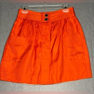 J. Crew Women’s Lined A-Line Skirt With Pockets Size 2